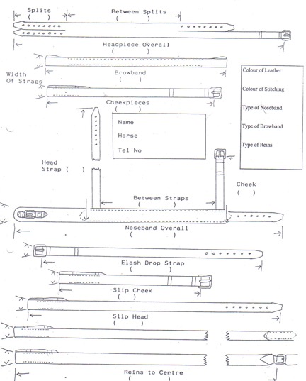 bridle_Measuring_chart